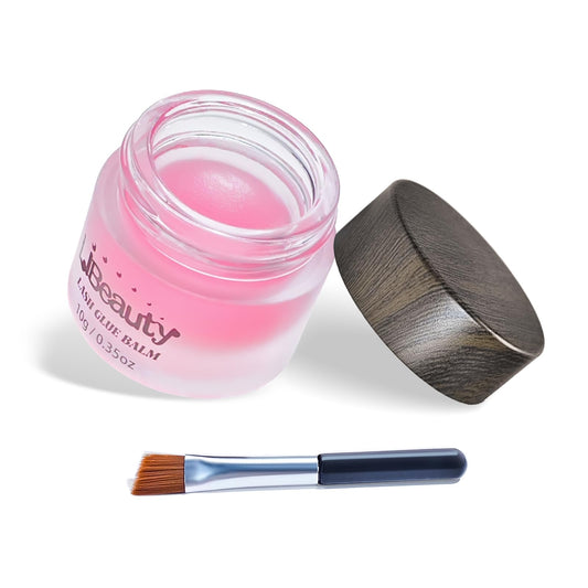Libeauty lash lift glue balm jar with strawberry scent improves precise shaping during treatment