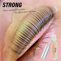 Libeauty Lash Lift Glue bottle demonstrates strong-hold for secure lift.
