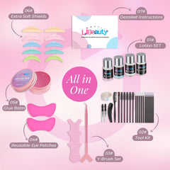 Libeauty lash lift process application demonstrates smooth technique.