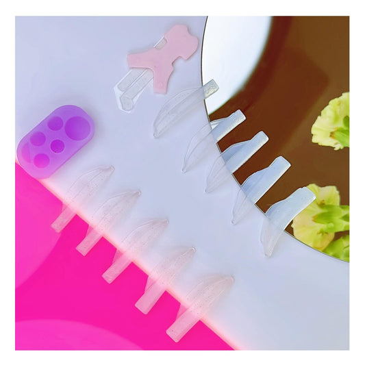 Liber Beauty lash lift rods kit pallet for precise curl control and even lift.