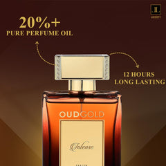 Liberty OudGold Intense mens-fragrance suited for confident, formal occasions