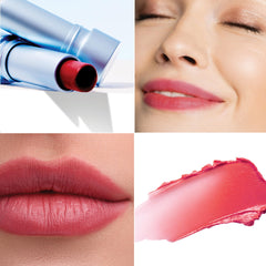 Lido Lips sunflower and almond oils soothe and condition lips.