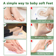 Easy-to-use Liefiet foot mask worn for 50 to 90 minutes at home.