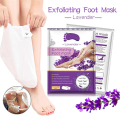 Liefiet Lavender mask worn on feet to exfoliate