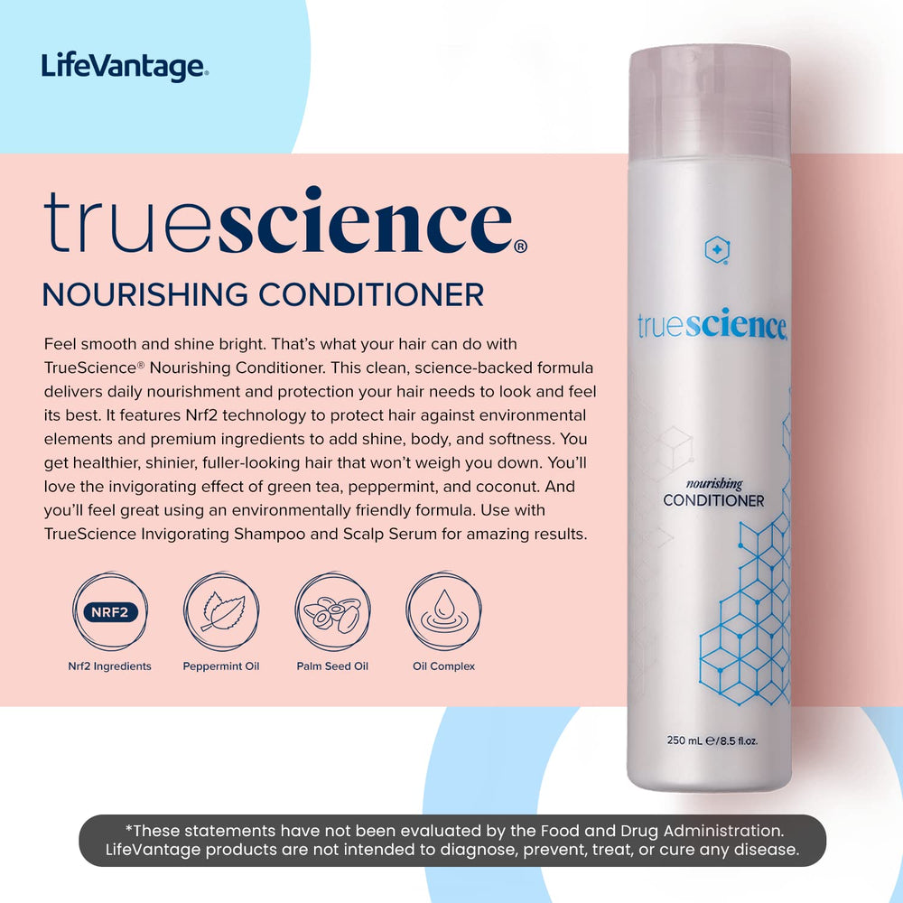 LifeVantage TrueScience green tea oil blend highlight nourishes hair with antioxidants.