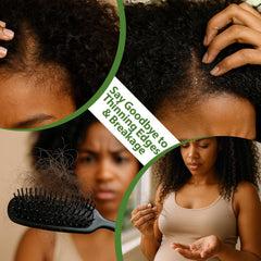 Lifewitqueenp scalp oil application demonstrates quick absorption under protective styles