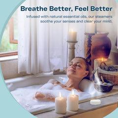 LIKEVOW morning routine with eucalyptus mint steamers creates a refreshing wake-up.