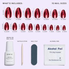 Lilac St Cherry Plated nail file, cuticle stick, and prep pad included