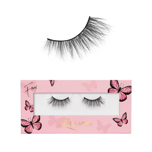 Lilly Lashes Butterfl-eyes half lashes natural look for everyday wear.