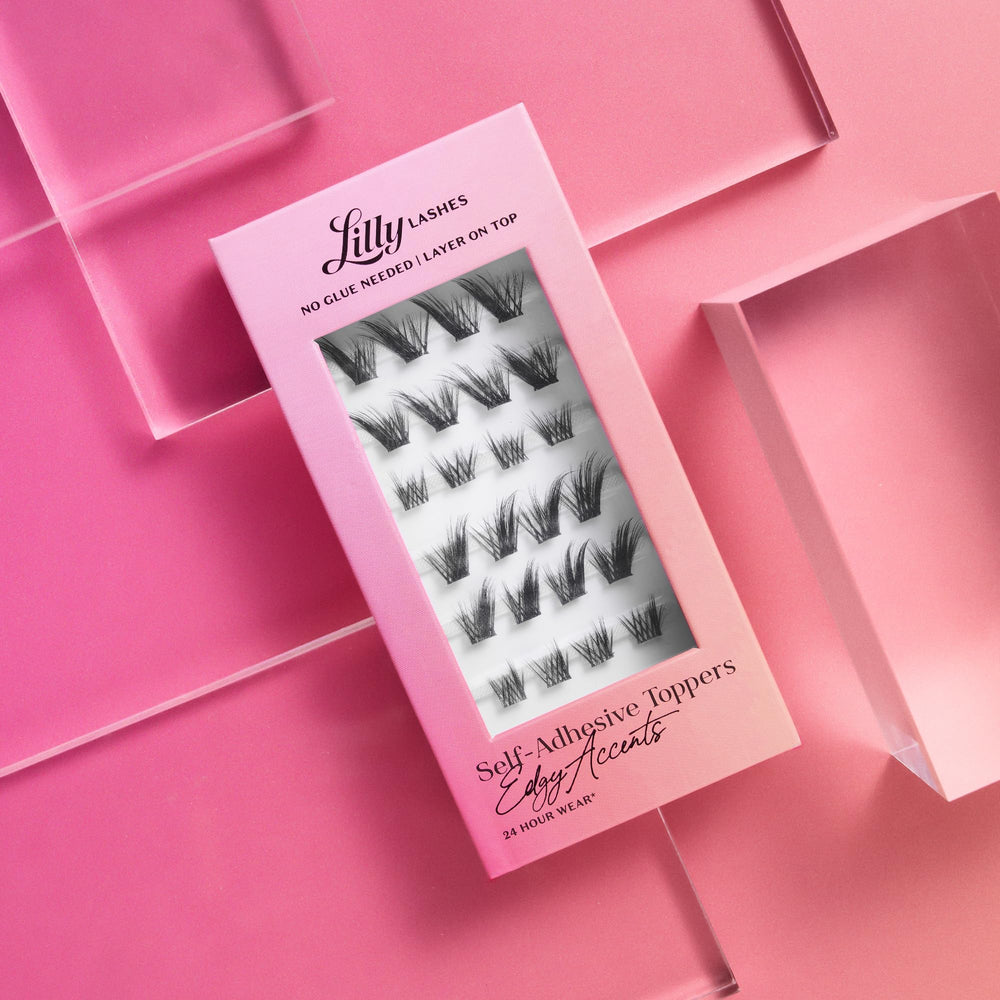 Lilly Lashes customizable volume and length with 10, 12, and 14 mm options.