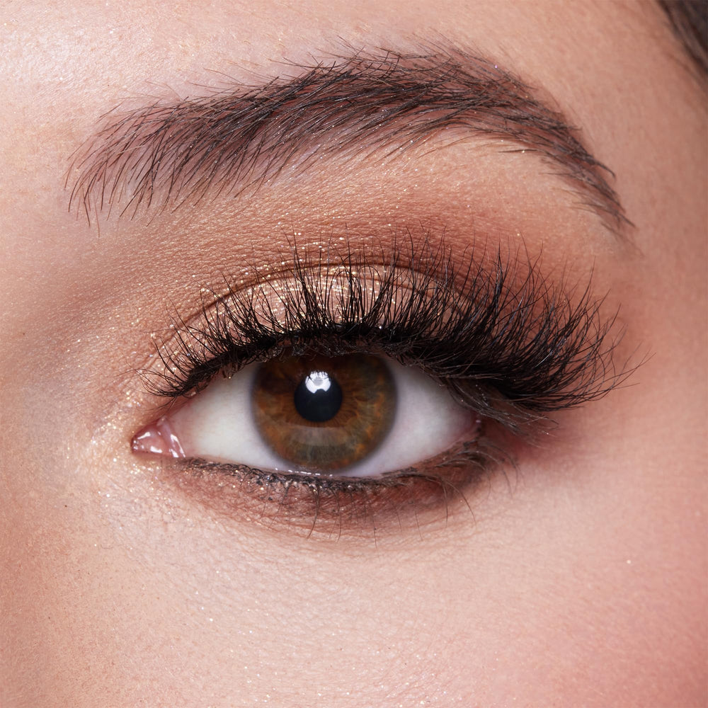 Lilly Lashes Doha 3D Mink Lashes reusable up to 25x for long wear.