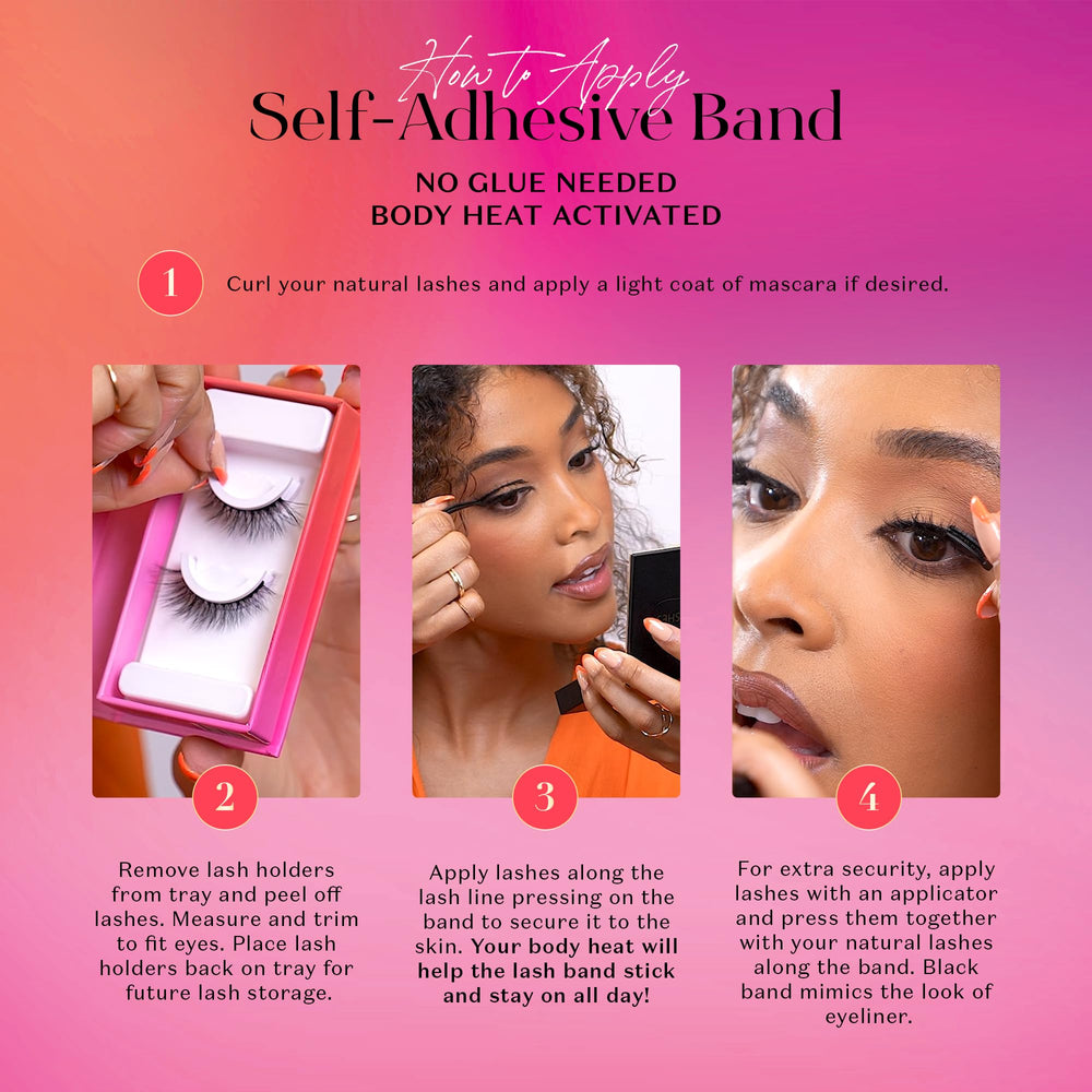 Lilly Lashes easy to apply and remove for daily routines.
