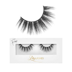 Lilly Lashes Miami Lite light brown strip lashes for a natural blend.
