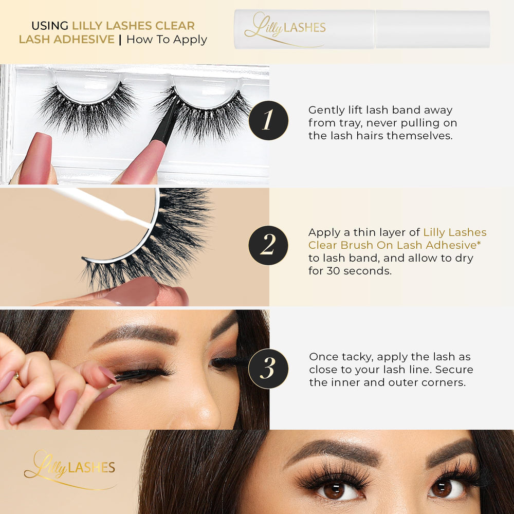 Lilly Lashes Miami Lite reusable design supports multiple wears.