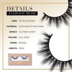 Lilly Lashes no-glue note on packaging to use with your adhesive.