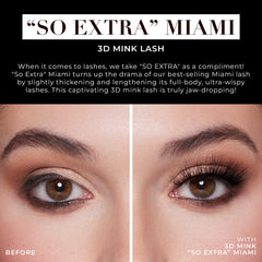 Lilly Lashes So Extra Miami cat-eye fluff creates a lifted outer corner.