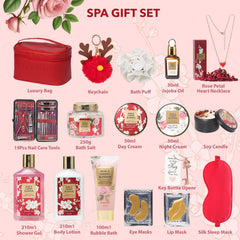 LILY ROY rose cherry blossom fragrance — refreshing scent for a spa-like experience.
