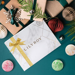 LILY ROY spa kit unboxing with premium packaging