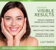 LILY SADO All-Skin-Types 4 oz jar fits daily skincare