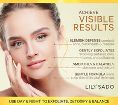 LILY SADO Honey Walnut Creamy Face Scrub jar close-up highlights rich creamy texture