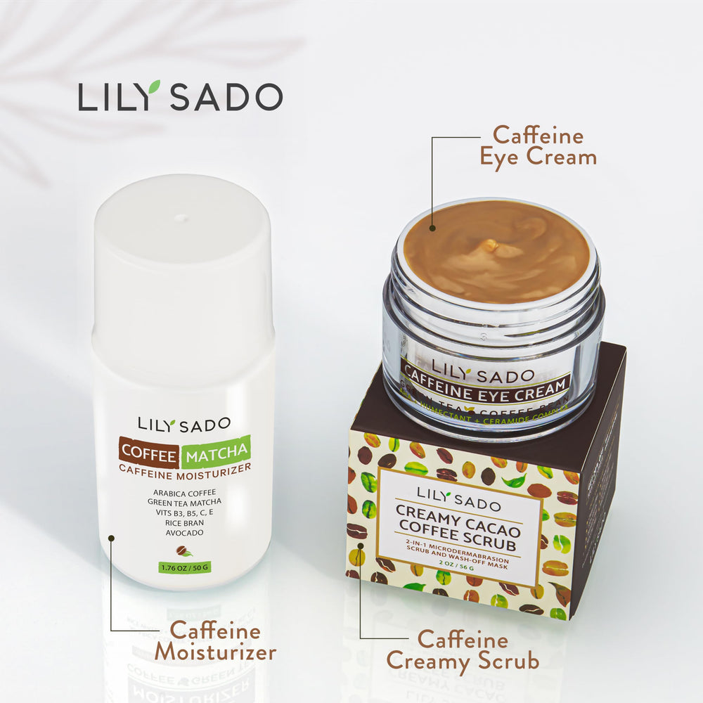 LILY SADO TEA+C eye cream under-eye care for smoother skin.