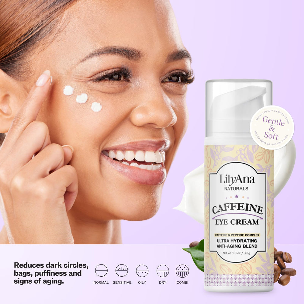 Peptide enriched formula helps smooth fine lines around the eyes