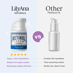 LilyAna Naturals vegan clean packaging emphasizes cruelty-free, paraben-free skincare values.