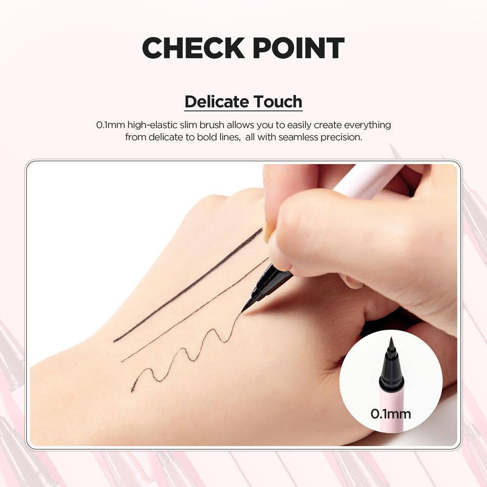 lilybyred AM9 to PM9 Survival Penliner brush detail 0.1mm for precise lines