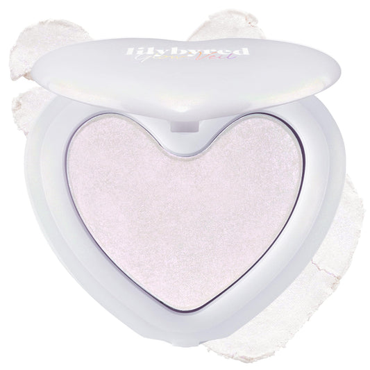 lilybyred Luv Beam Glow Veil heart-shaped compact delivers portable radiance for day-to-night glow.