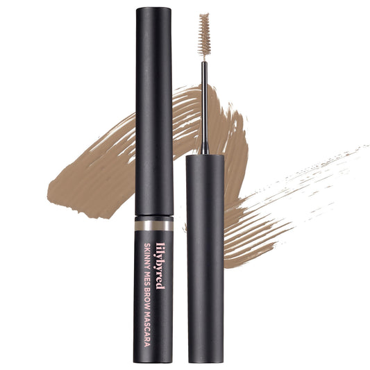 Lilybyred Skinny Mes Brow Mascara precision-application defines brows with natural color.