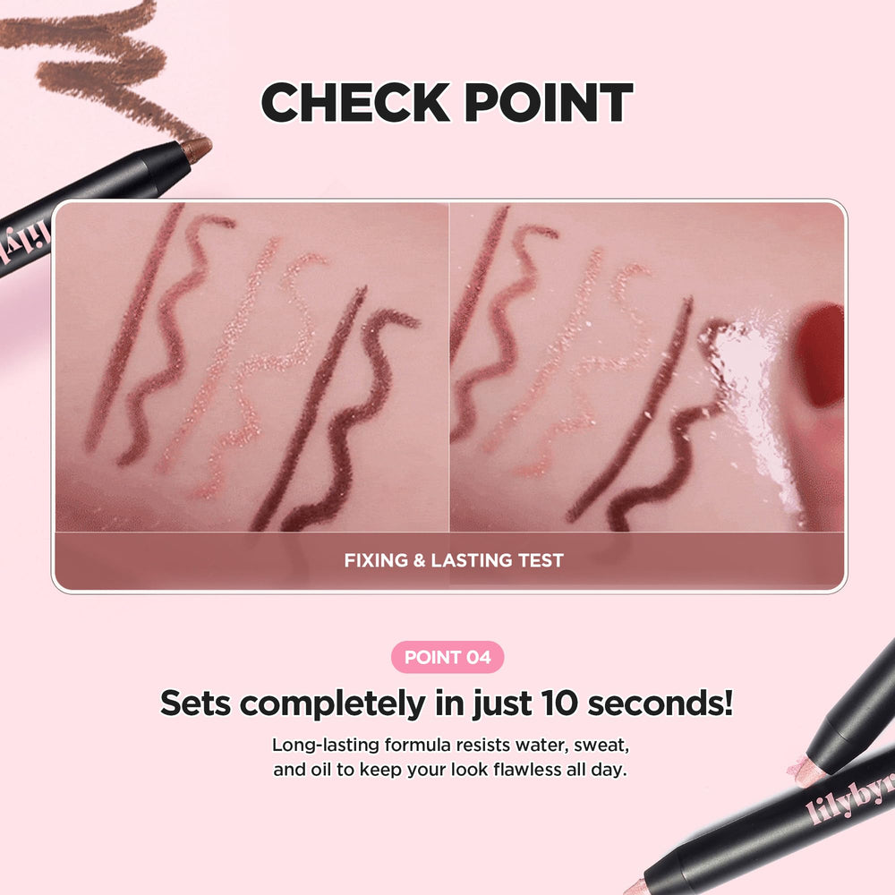 Lilybyred Starry Eyes Misty Fig easy, smooth application for versatile looks