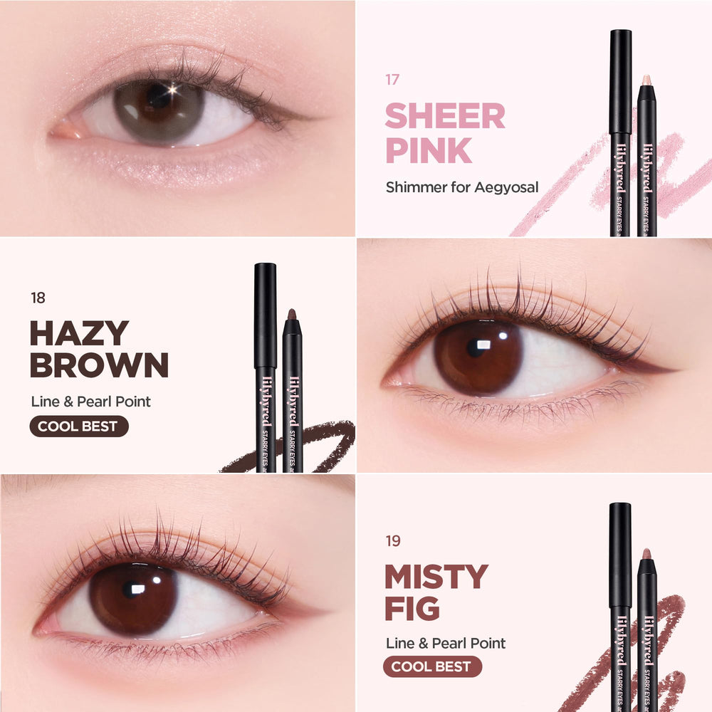 Lilybyred Starry Eyes Misty Fig long-lasting definition for defined lines