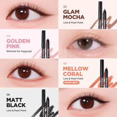 Lilybyred Starry Eyes Misty Fig smudge-proof finish from morning to night