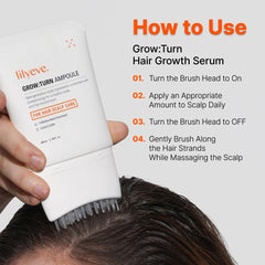 lilyeve GROWTURN silky-soft hair after application