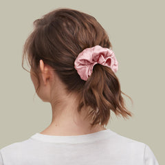 Color options from LilySilk silk scrunchie collection in shine