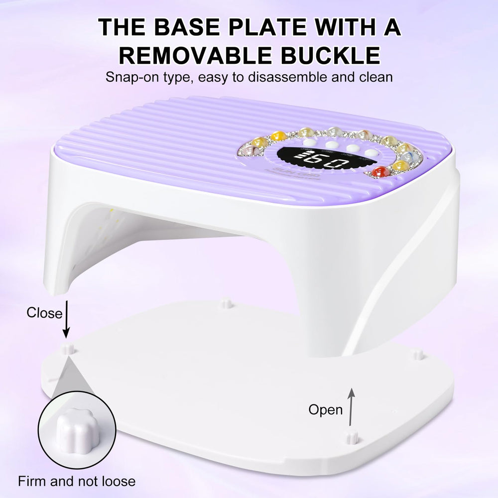 LimeGirl 4-timer settings with intelligent sensor for precise curing.