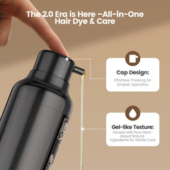 Limer Hair Dye Shampoo packaging features a 460ml bottle