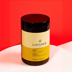 LINANGE Repair Mask application demonstrates easy 5–10 minute treatment.