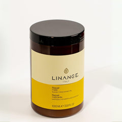 LINANGE Repair Mask coconut-oil image signals natural emollient moisture sealing.