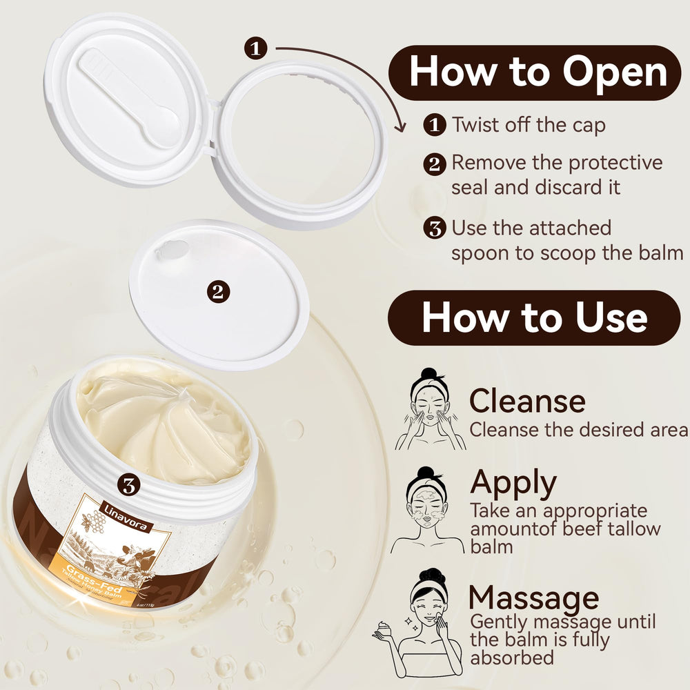 Linavora packaging highlights unscented formula and simple 4oz design.