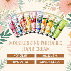 LingHaoLH travel-size hand cream application demonstrates on-the-go hydration