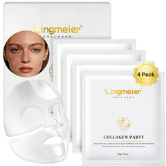 Lingmeier hydrating overnight collagen mask sheet delivers deep moisture for a morning glow.