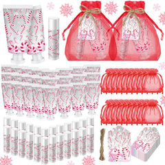 Linyuthia Christmas candy cane hand cream with festive design for quick moisture
