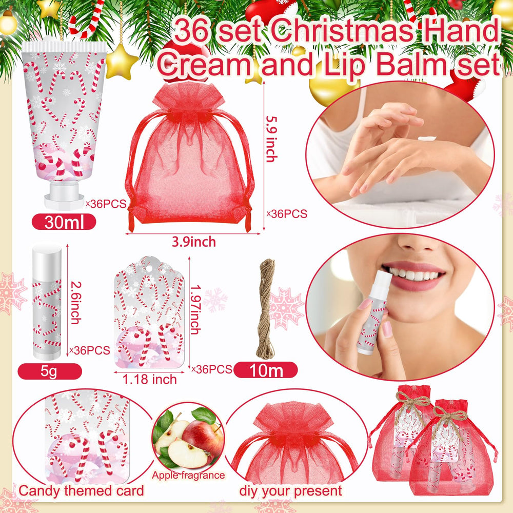 Linyuthia candy cane lip balm shown for on-the-go protection