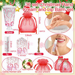 Linyuthia candy cane lip balm shown for on-the-go protection