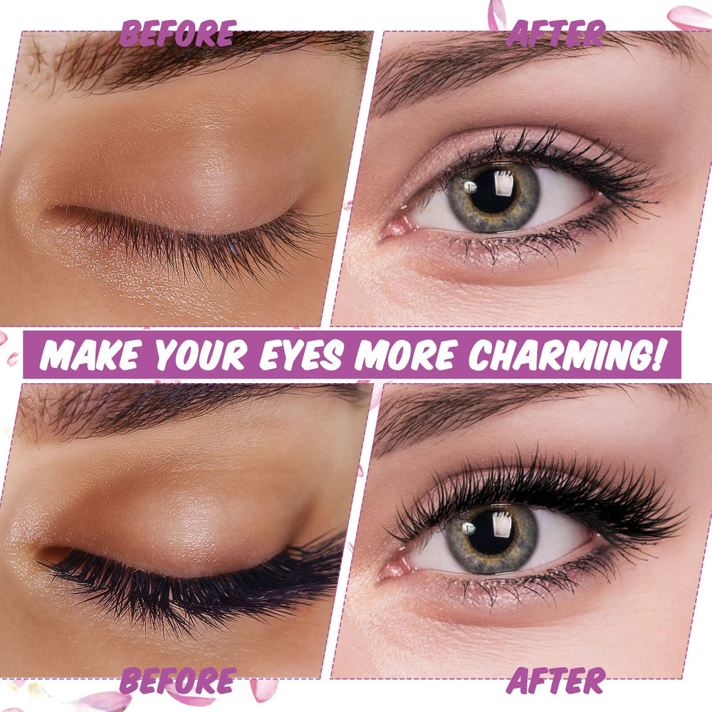 Linyuthia flexible fiber lashes for comfortable all day wear