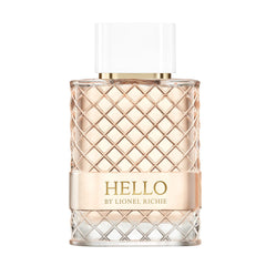 Lionel Richie Hello for Women bottle front, chic presentation for daily elegance.