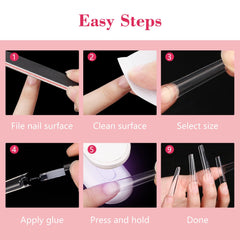 Lionvison ABS material nails offer durable, safe manicure.