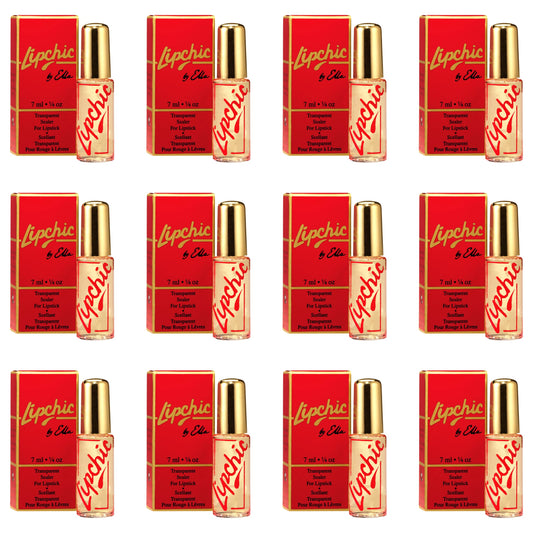 Lip Chic by Ella 12-pack box front showcases branding and packaging for easy recognition.