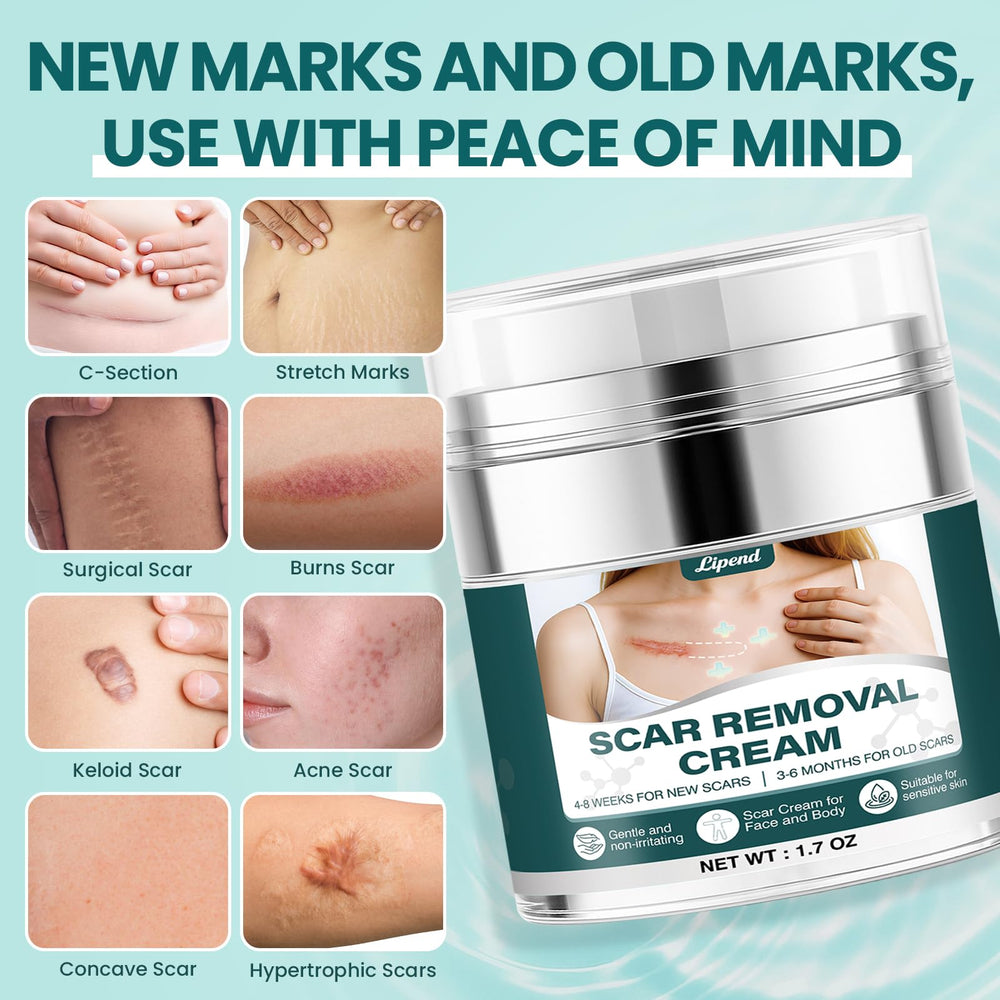 Lipend burn scar removal targets marks with a lightweight barrier